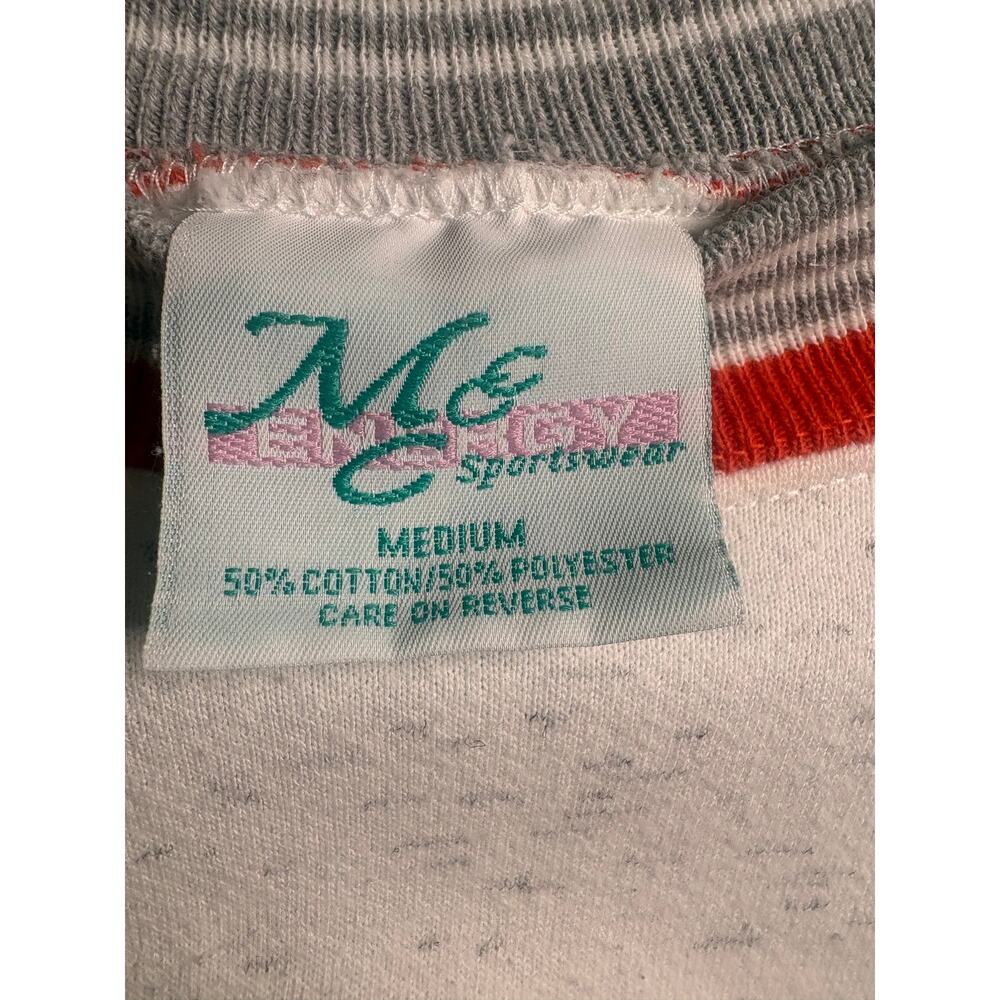 Vintage 90s ME Sportswear Pumpkin Sweatshirt M Halloween - Picture 2 of 4